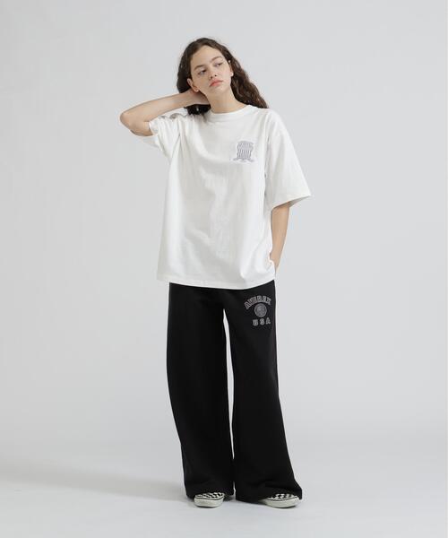 AVIREX(アヴィレックス)の「《WEB&DEPOT限定》VARSITY SS T-SHIRT(Tシャツ/カットソー・レディース・ブラック/レッド系その他4/ホワイト/ピンク・F)」の15枚目の写真