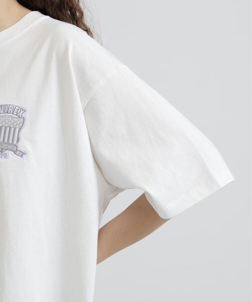 AVIREX(アヴィレックス)の「《WEB&DEPOT限定》VARSITY SS T-SHIRT(Tシャツ/カットソー・レディース・ブラック/レッド系その他4/ホワイト/ピンク・F)」の19枚目の写真