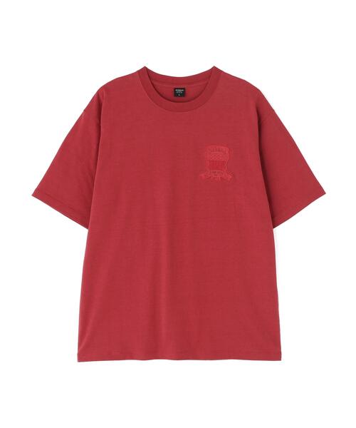 AVIREX(アヴィレックス)の「《WEB&DEPOT限定》VARSITY SS T-SHIRT(Tシャツ/カットソー・レディース・ブラック/レッド系その他4/ホワイト/ピンク・F)」の11枚目の写真