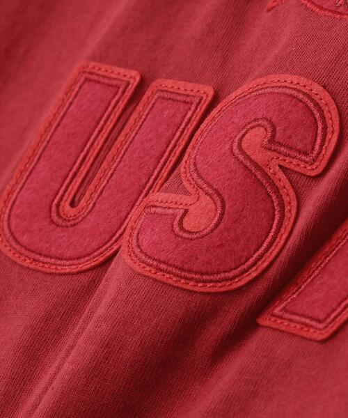 AVIREX(アヴィレックス)の「《WEB&DEPOT限定》VARSITY SS T-SHIRT(Tシャツ/カットソー・レディース・ブラック/レッド系その他4/ホワイト/ピンク・F)」の12枚目の写真