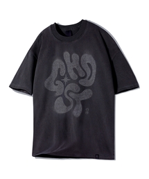 GHOST REPUBLIC（ゴーストリパブリック）の「シンボルクラックアートワークピグメント半袖Tシャツ2カラーGT-384（Tシャツ/カットソー）」