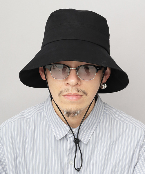 Sense of Grace（センスオブグレース）の「ロングバイザー 日傘ハット 遮熱・遮光仕様 HIGASA HAT（ハット・メンズ・アイボリー/ブラック/ブルー/ベージュ・FREE）」の20枚目の写真