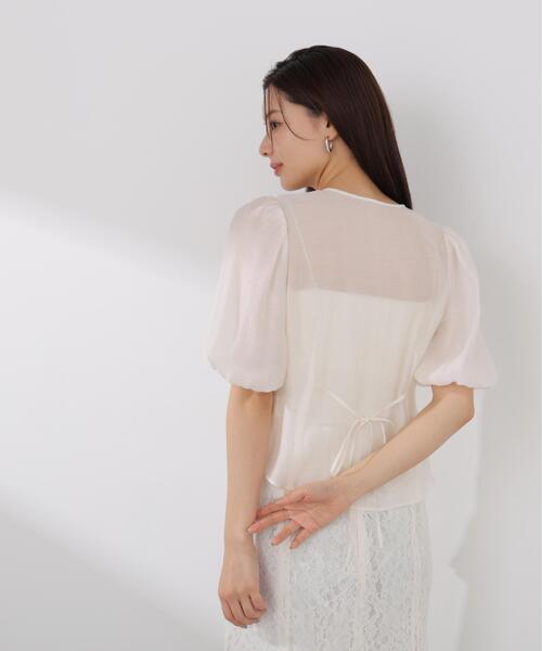 PROPORTION BODY DRESSING（プロポーションボディドレッシング）の「バルーンスリーブレディブラウス / 1216110408（シャツ/ブラウス・レディース・ピンク/ホワイト系その他・FREE）」の6枚目の写真