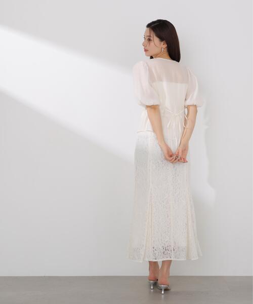 PROPORTION BODY DRESSING（プロポーションボディドレッシング）の「バルーンスリーブレディブラウス / 1216110408（シャツ/ブラウス・レディース・ピンク/ホワイト系その他・FREE）」の8枚目の写真
