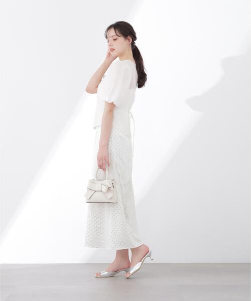 PROPORTION BODY DRESSING（プロポーションボディドレッシング）の「バルーンスリーブレディブラウス / 1216110408（シャツ/ブラウス・レディース・ピンク/ホワイト系その他・FREE）」の9枚目の写真