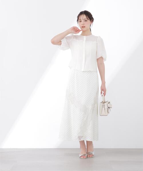 PROPORTION BODY DRESSING（プロポーションボディドレッシング）の「バルーンスリーブレディブラウス / 1216110408（シャツ/ブラウス・レディース・ピンク/ホワイト系その他・FREE）」の10枚目の写真