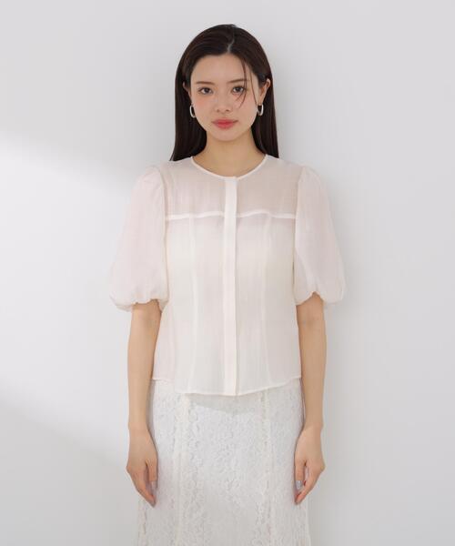 PROPORTION BODY DRESSING（プロポーションボディドレッシング）の「バルーンスリーブレディブラウス / 1216110408（シャツ/ブラウス・レディース・ピンク/ホワイト系その他・FREE）」の11枚目の写真