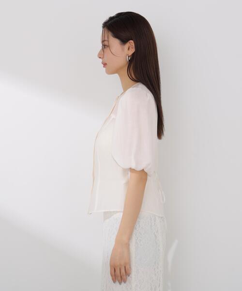 PROPORTION BODY DRESSING（プロポーションボディドレッシング）の「バルーンスリーブレディブラウス / 1216110408（シャツ/ブラウス・レディース・ピンク/ホワイト系その他・FREE）」の12枚目の写真