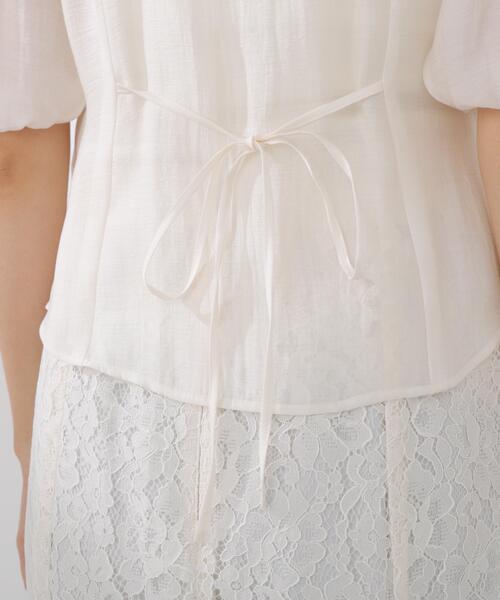 PROPORTION BODY DRESSING（プロポーションボディドレッシング）の「バルーンスリーブレディブラウス / 1216110408（シャツ/ブラウス・レディース・ピンク/ホワイト系その他・FREE）」の16枚目の写真