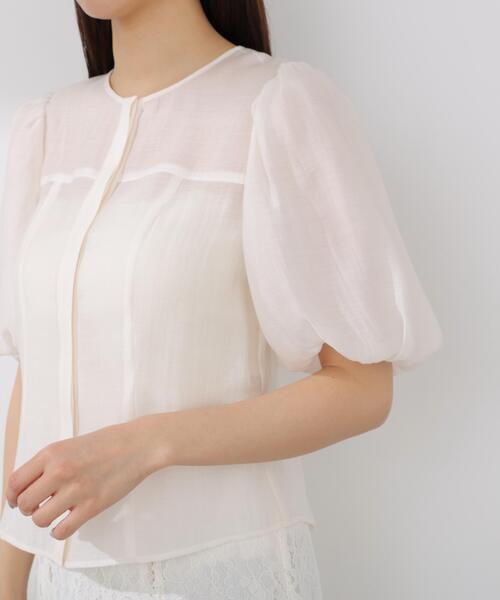 PROPORTION BODY DRESSING（プロポーションボディドレッシング）の「バルーンスリーブレディブラウス / 1216110408（シャツ/ブラウス・レディース・ピンク/ホワイト系その他・FREE）」の17枚目の写真