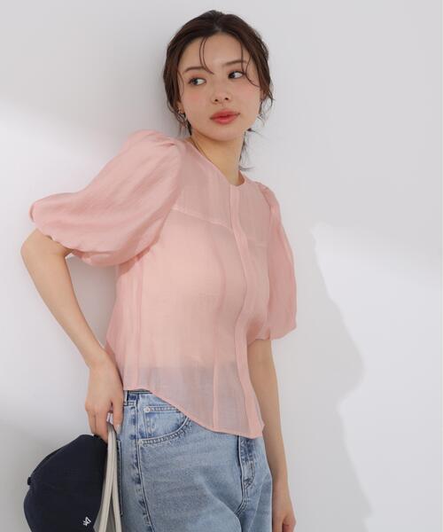 PROPORTION BODY DRESSING（プロポーションボディドレッシング）の「バルーンスリーブレディブラウス / 1216110408（シャツ/ブラウス・レディース・ピンク/ホワイト系その他・FREE）」の20枚目の写真