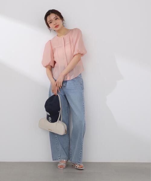 PROPORTION BODY DRESSING（プロポーションボディドレッシング）の「バルーンスリーブレディブラウス / 1216110408（シャツ/ブラウス・レディース・ピンク/ホワイト系その他・FREE）」の22枚目の写真