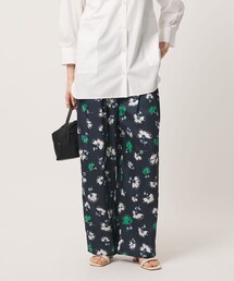 フラワー プリント パンツ ‐ウォッシャブル‐