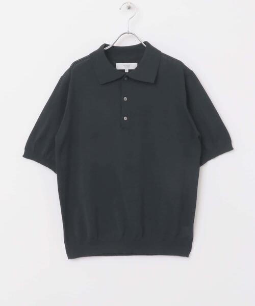 URBAN RESEARCH ROSSO MEN(アーバンリサーチロッソメン)の「『UR TECH』AIRDRY半袖ニットポロ(ポロシャツ・メンズ・ネイビー/ライトグレー/チャコールグレー/カーキ・MEDIUM/LARGE/X-LARGE)」の17枚目の写真