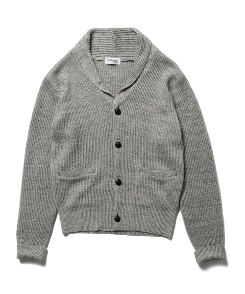 BEAMS BOY（ビームスボーイ）の「BEAMS BOY / 8ゲージ 畦編み ショールカラ―カーディガン（カーディガン/ボレロ・レディース・グレー/ネイビー・ONE SIZE）」の15枚目の写真