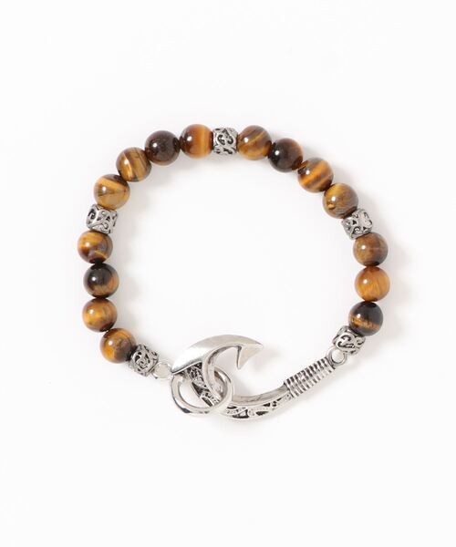 Kahiko(カヒコ)の「【kahiko】フィッシュフックMEN'Sブレスレット(ブレスレット・メンズ・ターコイズブルー/ブラック/ホワイト×ブルー/ブラウン・FREE)」の3枚目の写真