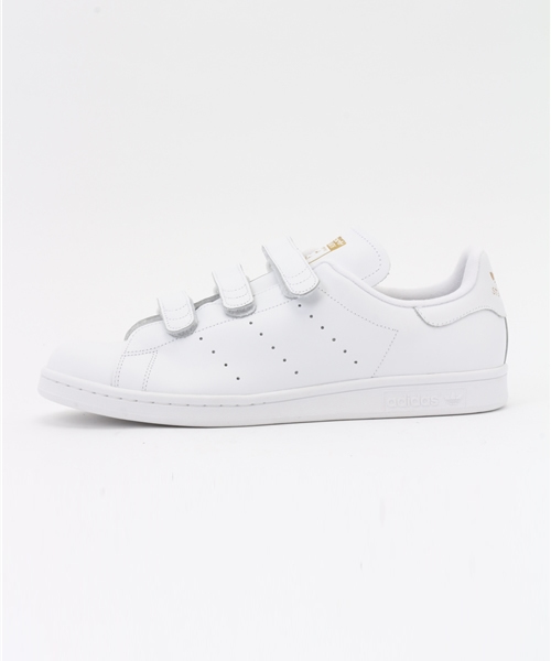 adidas（アディダス）の「STAN SMITH CF  S75188（スニーカー・メンズ・ホワイト×ゴールド・22.5cm/29.0cm/27.0cm/24.0cm/27.5cm/28.5cm/30.0cm/28.0cm/25.0cm/23.0cm/25.5cm/23.5cm/26.5cm/26.0cm/24.5cm/22.0cm）」の7枚目の写真