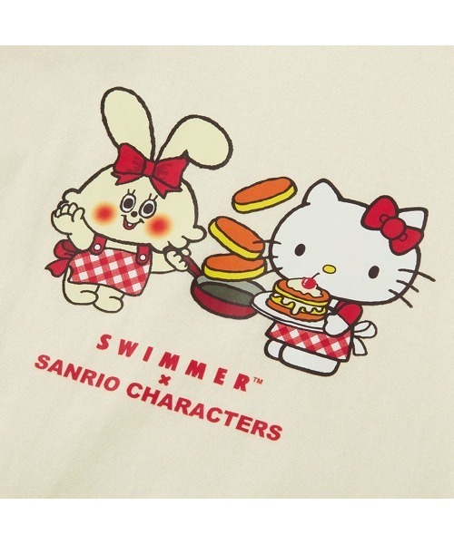 Belle Maison(ベルメゾン)の「SWIMMER×サンリオキャラクターズ バック切替えプリント長袖Tシャツ(Tシャツ/カットソー・キッズ・ベージュ系その他3/レッド系その他4・80/90/100/110/120)」の8枚目の写真
