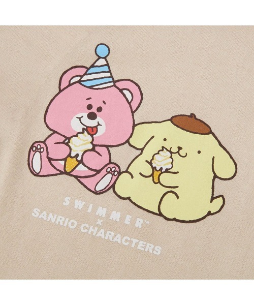 Belle Maison(ベルメゾン)の「SWIMMER×サンリオキャラクターズ バック切替えプリント長袖Tシャツ(Tシャツ/カットソー・キッズ・ベージュ系その他3/レッド系その他4・80/90/100/110/120)」の9枚目の写真