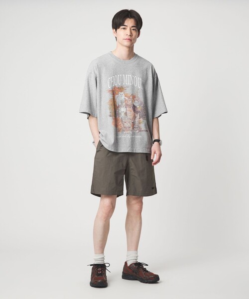セール】【WEB限定】＜GLR or＞キャット プリント 半袖 Tシャツ（T