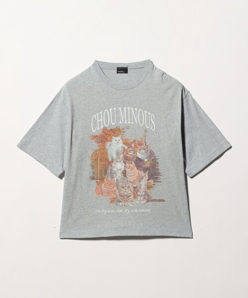 セール】【WEB限定】<GLR or>キャット プリント 半袖 Tシャツ(T セール】【WEB限定】<GLR or>キャット プリント 半袖 Tシャツ(T