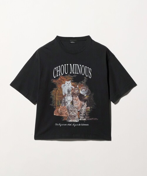 green label relaxing(グリーンレーベルリラクシング)の「【WEB限定】<GLR or>キャット プリント 半袖 Tシャツ(Tシャツ/カットソー・メンズ・ブラック/グレー系・XL/S/L/M)」の13枚目の写真