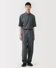 〔MUJI Labo〕紳士　和紙混ドビー織り　イージーパンツ