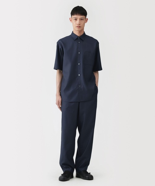 MUJI Labo（ムジラボ）の「〔MUJI Labo〕紳士　和紙混ドビー織り　イージーパンツ（その他パンツ・メンズ・ダークネイビー/ブラック/チャコールグレー・S/M/L/XL）」の16枚目の写真