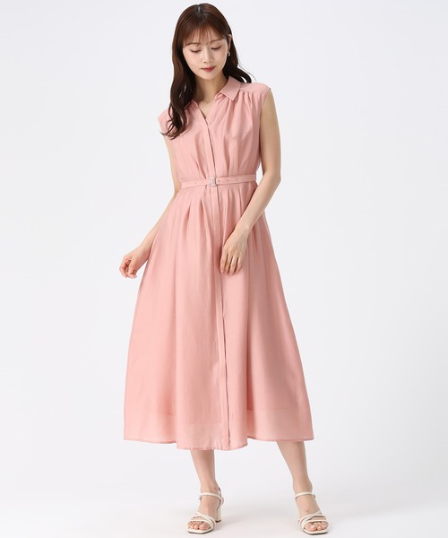 MISCH MASCH(ミッシュマッシュ)の「2026春夏新作 ストライプアソートシアーカラータックシャツワンピース(シャツワンピース・レディース・ネイビー/オレンジ/イエロー/ライトブルー・S/M)」の17枚目の写真