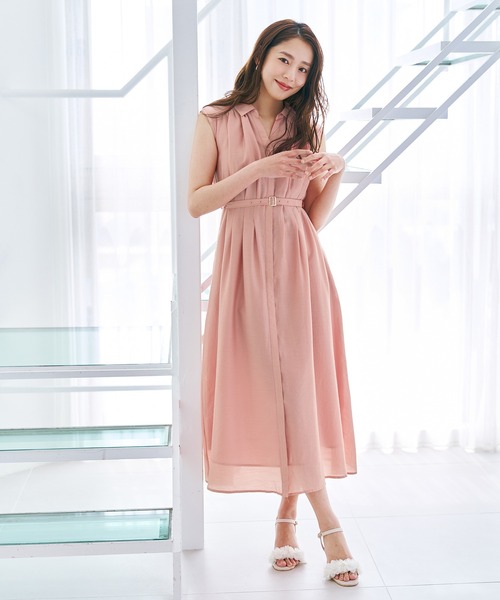 MISCH MASCH(ミッシュマッシュ)の「2026春夏新作 ストライプアソートシアーカラータックシャツワンピース(シャツワンピース・レディース・ネイビー/オレンジ/イエロー/ライトブルー・S/M)」の22枚目の写真