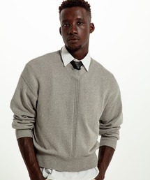 V NECK LIGHT KNIT SWEATER