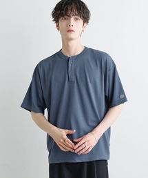 DISCUS（ディスカス）の「【COOLMAX/ドライ機能】DISCUS ワッフルCOOLMAXヘンリーT（Tシャツ/カットソー）」