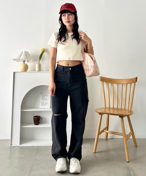 wears（ウェアーズ）の「【大容量】キルティング総柄ボストンバッグ トラベルバッグ 旅行バッグ フラワー チェリー柄（ボストンバッグ・レディース・ピンク/ホワイト・FREE）」の15枚目の写真