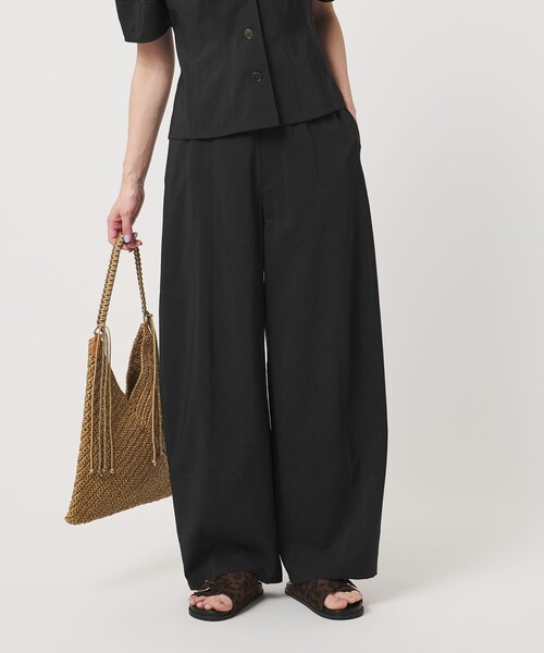 BEAUTY&YOUTH UNITED ARROWS(ビューティーアンドユースユナイテッドアローズ)の「バックゴム カーブパンツ UVカット 防シワ ウォッシャブル(その他パンツ・レディース・ブラック/ブラウン・XS/S/M)」の3枚目の写真