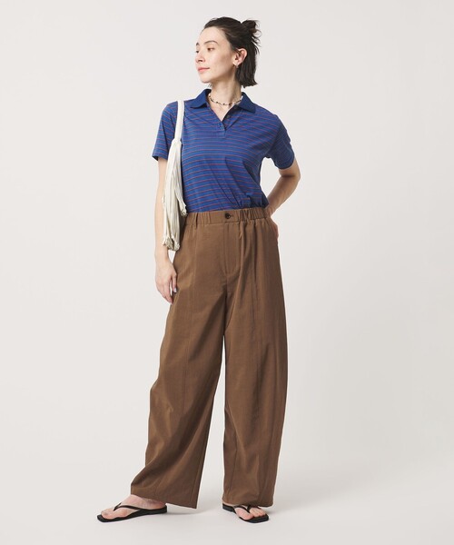 BEAUTY&YOUTH UNITED ARROWS(ビューティーアンドユースユナイテッドアローズ)の「バックゴム カーブパンツ UVカット 防シワ ウォッシャブル(その他パンツ・レディース・ブラック/ブラウン・XS/S/M)」の8枚目の写真