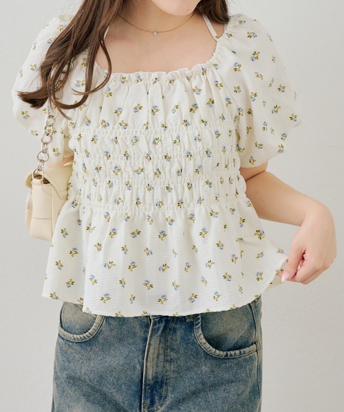 Another Branch olive des olive(アナザーブランチオリーブデオリーブ)の「2WAYシャーリングパフ袖ブラウス(シャツ/ブラウス・レディース・チェック/ドット/その他11・FREE)」の17枚目の写真