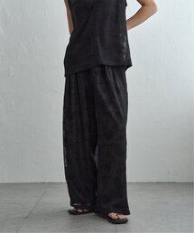 レースタックワイドパンツ