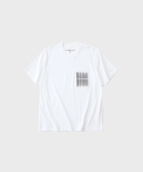WHITE MOUNTAINEERING（ホワイトマウンテニアリング）の「【White Mountaineering / ホワイトマウンテニアリング】MULTI LOGO POCKET T-SHIRT（Tシャツ/カットソー・メンズ・ブラック/ホワイト・000/1/2）」の2枚目の写真