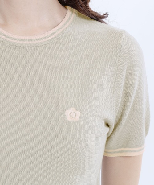 MARY QUANT(マリークワント)の「ラインニット プルオーバー(Tシャツ/カットソー・レディース・ブラック/レッド/ホワイト/グレー・M)」の14枚目の写真