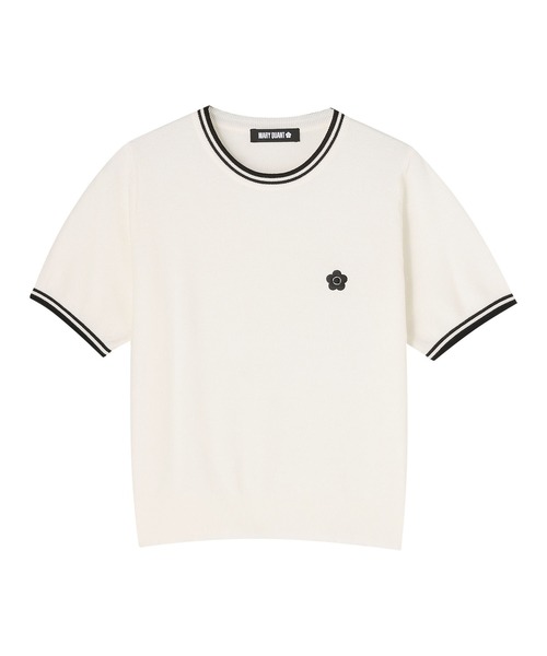MARY QUANT(マリークワント)の「ラインニット プルオーバー(Tシャツ/カットソー・レディース・ブラック/レッド/ホワイト/グレー・M)」の5枚目の写真