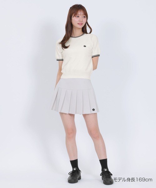 MARY QUANT(マリークワント)の「ラインニット プルオーバー(Tシャツ/カットソー・レディース・ブラック/レッド/ホワイト/グレー・M)」の7枚目の写真