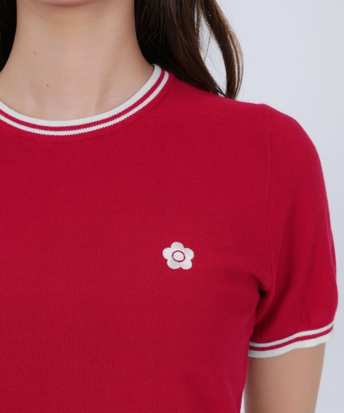 MARY QUANT(マリークワント)の「ラインニット プルオーバー(Tシャツ/カットソー・レディース・ブラック/レッド/ホワイト/グレー・M)」の19枚目の写真