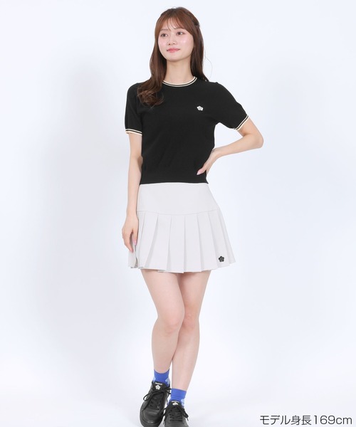 MARY QUANT(マリークワント)の「ラインニット プルオーバー(Tシャツ/カットソー・レディース・ブラック/レッド/ホワイト/グレー・M)」の11枚目の写真