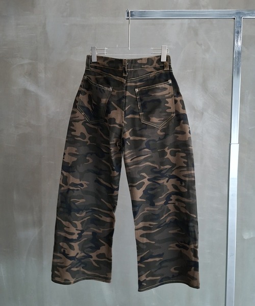 WESTBOY(ウエストボーイ)の「Y2K カモフラージュ ワイドカーゴパンツ WO26S13PT02(カーゴパンツ・メンズ・カモフラージュ・M/L)」の12枚目の写真