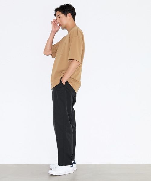 coca(coca)(コカ)の「ツイルワンタックテーパードパンツ(その他パンツ・メンズ・ベージュ/ブラック・L/M/XL)」の8枚目の写真