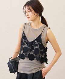 Omekashi（オメカシ）の「バテンレースキャミビスチェ（シャツ/ブラウス）」