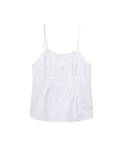 A BATHING APE(アベイシングエイプ)の「HEART BADGE WOVEN CAMI TOP #2(キャミソール・レディース・ピンク/アイボリー・SMALL/X-SMALL)」の2枚目の写真