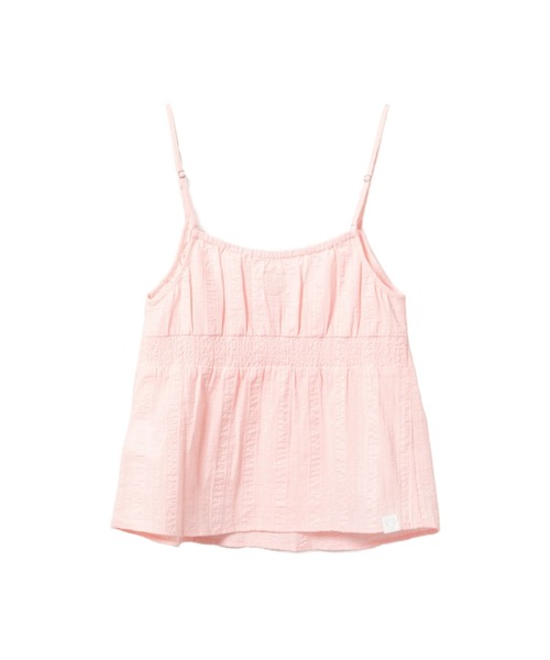 A BATHING APE(アベイシングエイプ)の「HEART BADGE WOVEN CAMI TOP #2(キャミソール・レディース・ピンク/アイボリー・SMALL/X-SMALL)」の4枚目の写真