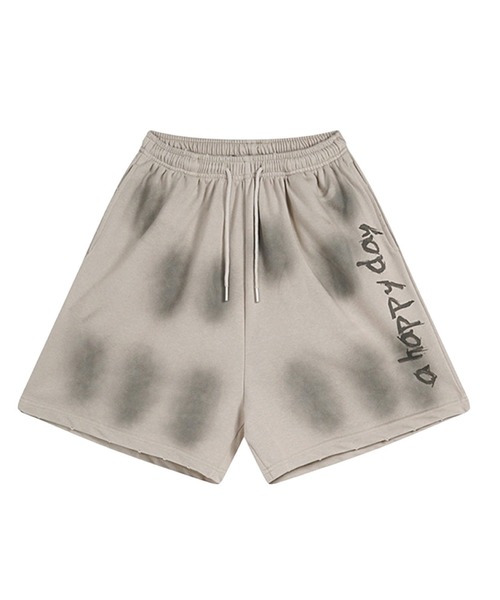 mushwear(マッシュウェア)の「【セットアップ対応】ヴィンテージハーフパンツ(スウェットパンツ・メンズ・アイボリー/ブラック・LARGE/X-LARGE/SMALL/MEDIUM)」の7枚目の写真