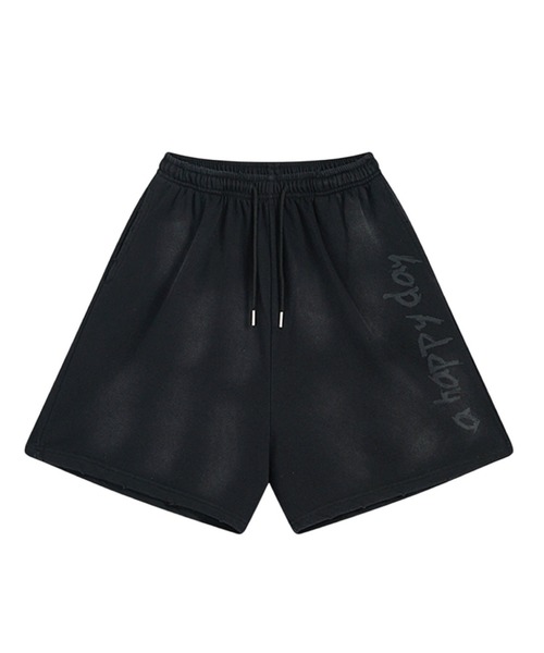 mushwear(マッシュウェア)の「【セットアップ対応】ヴィンテージハーフパンツ(スウェットパンツ・メンズ・アイボリー/ブラック・LARGE/X-LARGE/SMALL/MEDIUM)」の9枚目の写真